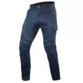 Kevlarové džínsy na moto Trilobite Acid Scrambler dark blue