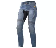 Dámske kevlarové rifle na moto Trilobite 661 Parado slim fit blue level 2