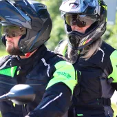 Dámska bunda na moto Trilobite Rideknow Tech-Air black/yellow