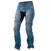 Dámske kevlarové džínsy na motorku Trilobite 661 Parado blue veľ. 34