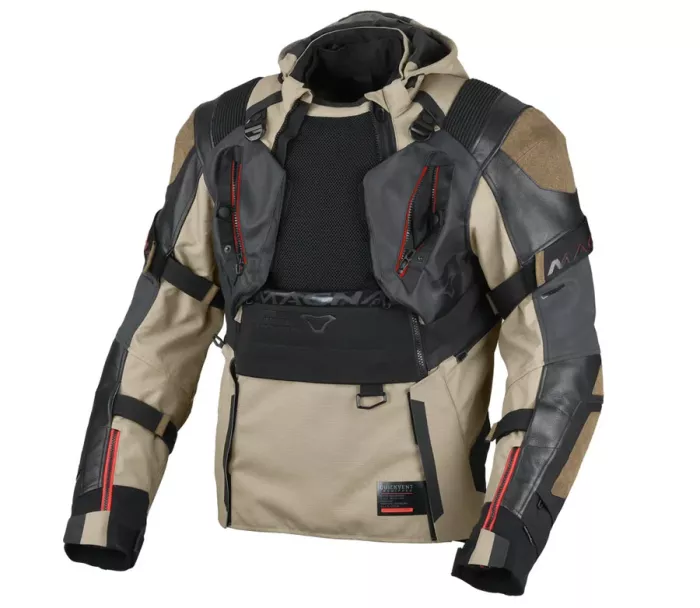 Macna Tryton brown/black men jacket vel.3XL