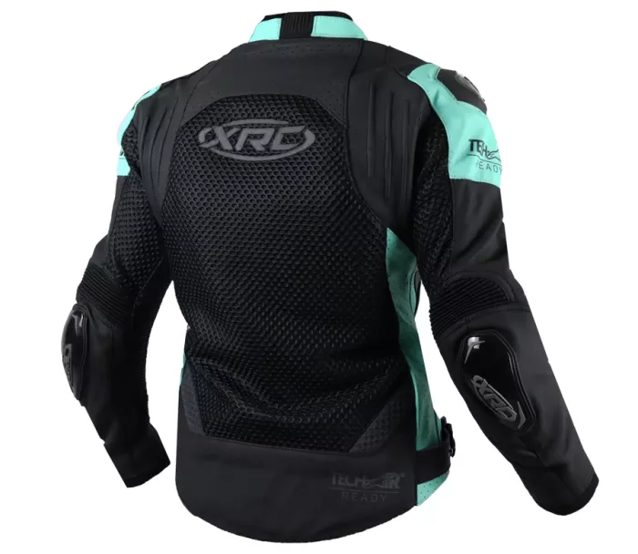 XRC TOURER AIR HLT Tech Air ready ladies jacket black/turquoise vel. 46