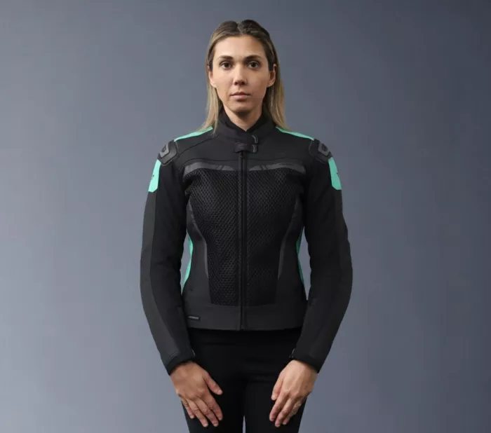 Dámska bunda XRC TOURER AIR HLT Tech Air ready black/turquoise