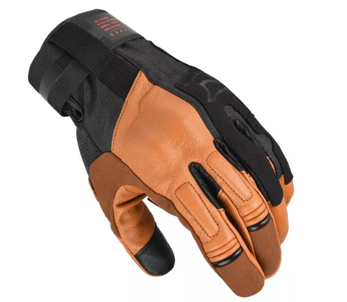 Pánske rukavice na moto Macna Ulmex black/brown
