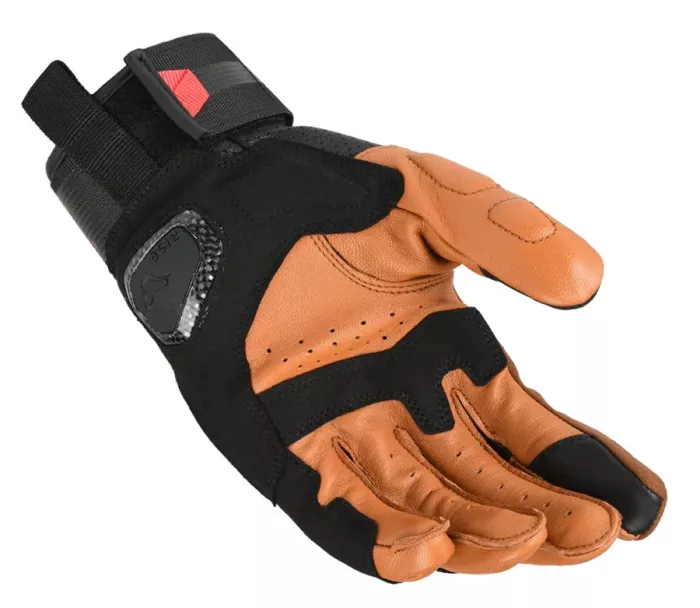 Pánske rukavice na moto Macna Ulmex black/brown