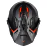 Helma na moto NEXX X.WED 2 VAAL grey/red MT
