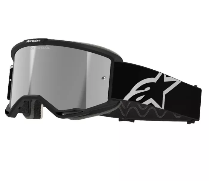 Motokrosové okuliare Alpinestars Vision 5 Corp black/mirror silver