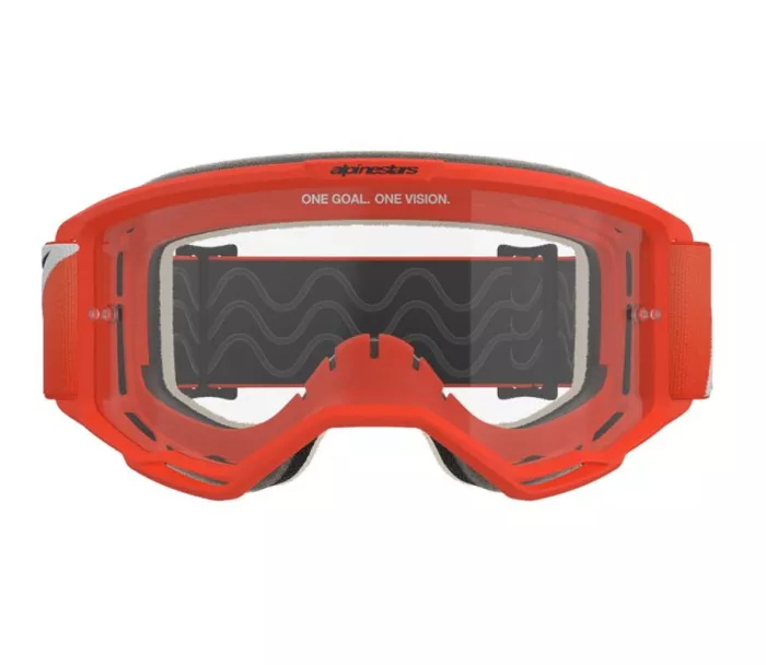 Motokrosové okuliare Alpinestars Vision 5 Corp orange/clear