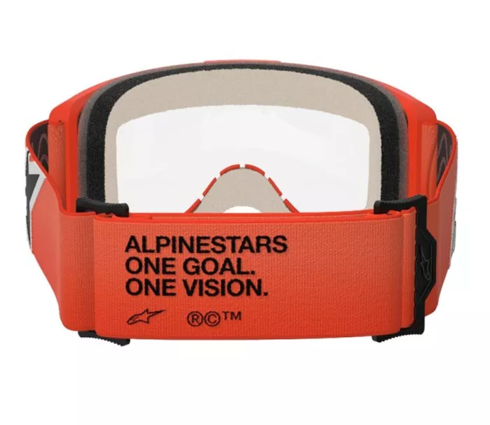 Motokrosové okuliare Alpinestars Vision 5 Corp orange/clear