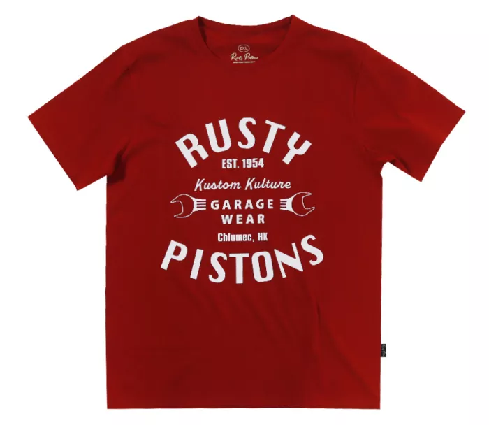 Rusty Pistons RPTSM96 Vista bordeaux triko vel. 3XL
