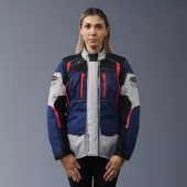 Dámska bunda na moto XRC Winkle 2.0 WTP ladies adventure jacket black/grey/blue/red