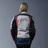 Dámska bunda na moto XRC Winkle 2.0 WTP ladies adventure jacket black/grey/blue/red