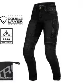 Trilobite Parado doublelayer AAAA slim fit ladies jeans long black level 2 vel. 34
