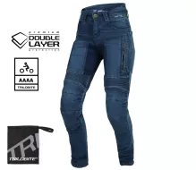 Dámske nohavice Trilobite Parado doublelayer AAAA slim fit jeans blue level 2 (predĺžené)