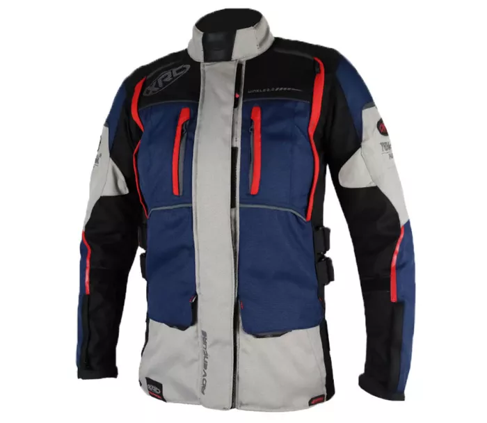 XRC Winkle 2.0 WTP ladies adventure jacket black/grey/blue/red 2XL