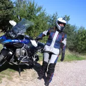 XRC Winkle 2.0 WTP ladies adventure jacket black/grey/blue/red 2XL