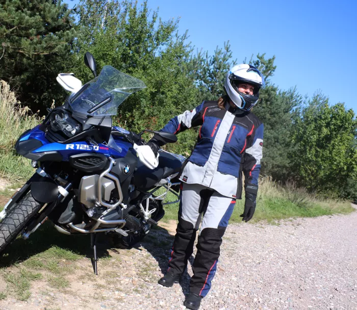 XRC Winkle 2.0 WTP ladies adventure jacket black/grey/blue/red 2XL