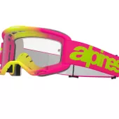 Okuliare na motokros Alpinestars Vision 5 Wordmark pink/fluo yellow/clear