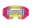 Okuliare na motokros Alpinestars Vision 5 Wordmark pink/fluo yellow/clear