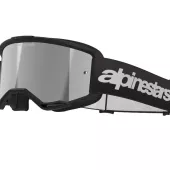Motokrosové okuliare Alpinestars Vision 3 Wordmark black/mirror silver