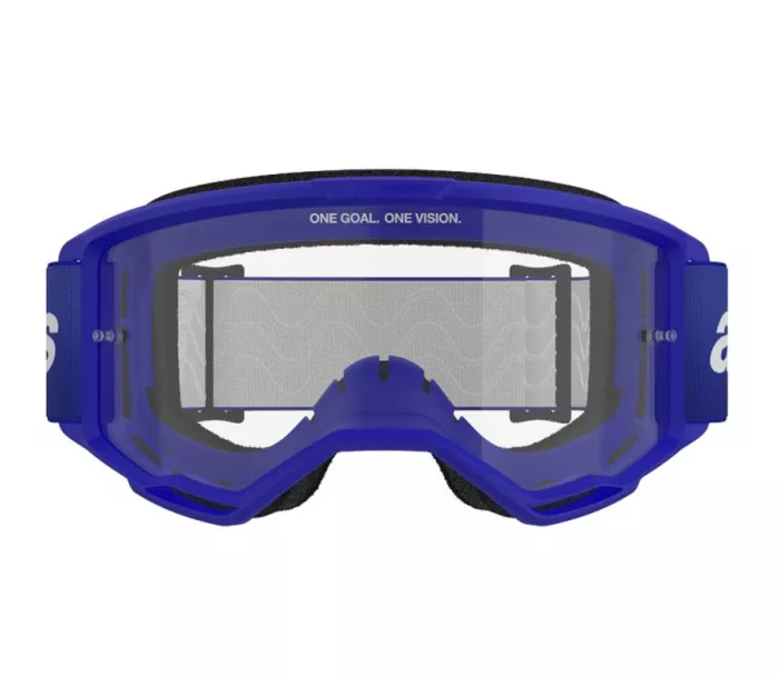 Motokrosové okuliare Alpinestars Vision 3 Wordmark blue/clear