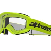 Motokrosové okuliare Alpinestars Vision 3 Wordmark yellow fluo/clear