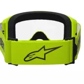 Motokrosové okuliare Alpinestars Vision 3 Wordmark yellow fluo/clear