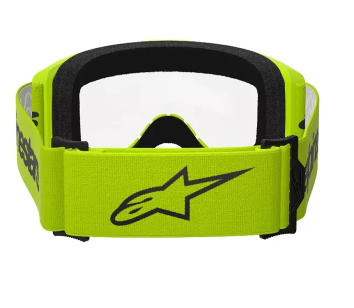 Motokrosové okuliare Alpinestars Vision 3 Wordmark yellow fluo/clear