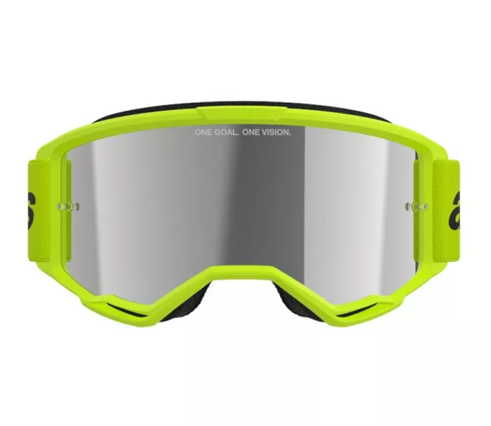 Okuliare Alpinestars Vision 3 Wordmark yellow fluo/mirror silver