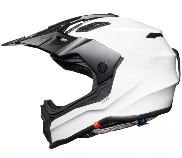 Helma na moto Nexx X.WRL full white vel. S
