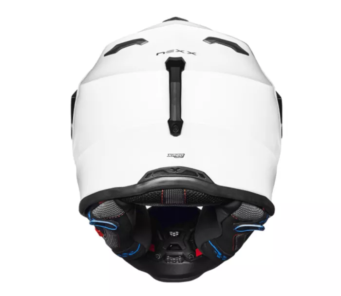 Helma na moto Nexx X.WRL full white vel. S
