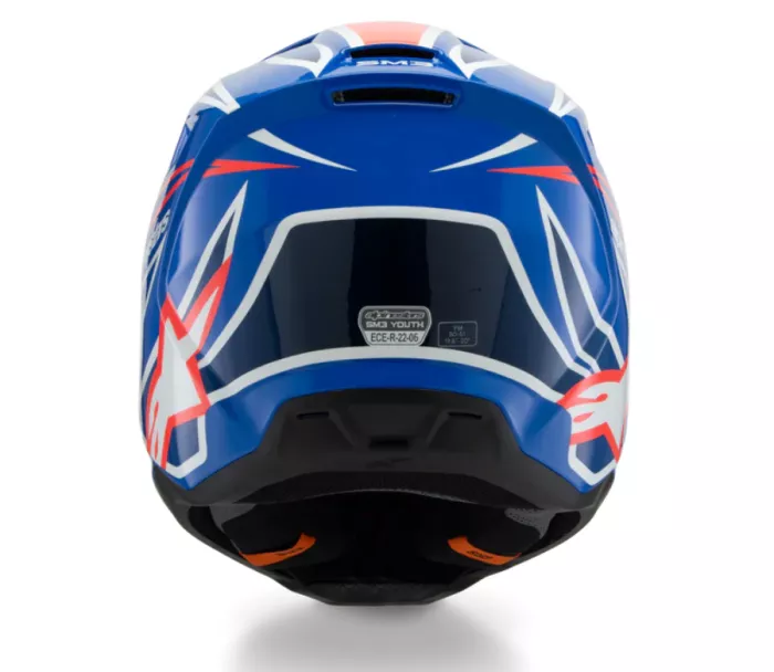 Alpinestars SM3 Youth Wurx blue/red/white/black glossy helmet vel. YS