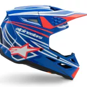 Alpinestars SM3 Youth Wurx blue/red/white/black glossy helmet vel. YS