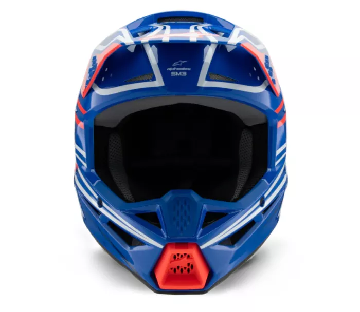 Alpinestars SM3 Youth Wurx blue/red/white/black glossy helmet vel. YS
