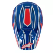 Alpinestars SM3 Youth Wurx blue/red/white/black glossy helmet vel. YS