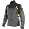 Bunda na motorku Dainese X-TOURER D-DRY grey/black/yellow fluo