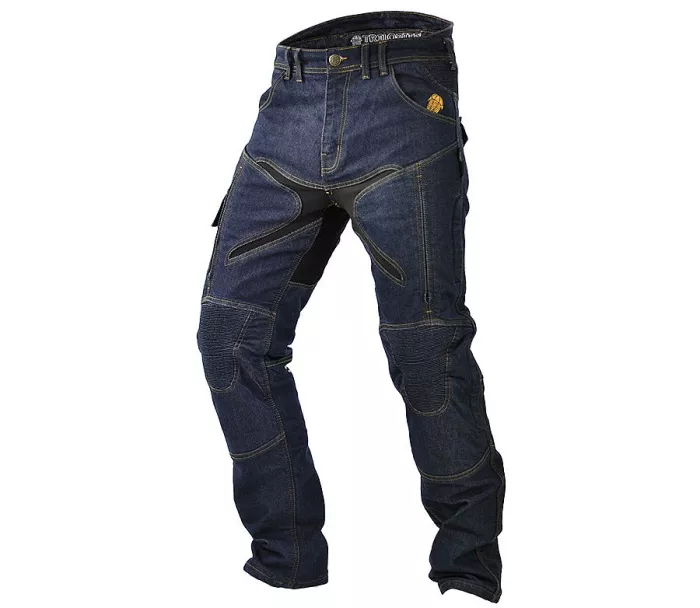 Kevlarové džínsy na moto Trilobite PROBUT X-FACTOR men long blue veľ. 34