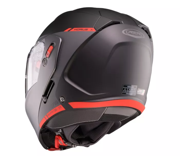 Caberg Horus X Ray matt black/grey/red fluo vel.XS