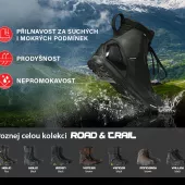 Topánky na motorku XRC Monterey black / brown
