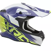 Prilba na motokros XRC MX Caledon matt blue/white/yellow vel´. XL