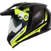 Helma na moto XRC Dual Alpiner 2.0 ECE06 black/fluo yellow vel. 2XL