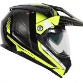 Helma na moto XRC Dual Alpiner 2.0 ECE06 black/fluo yellow vel. 2XL