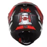Helma na motocykl XRC Dual Alpiner 2.0 matt black/red/blue
