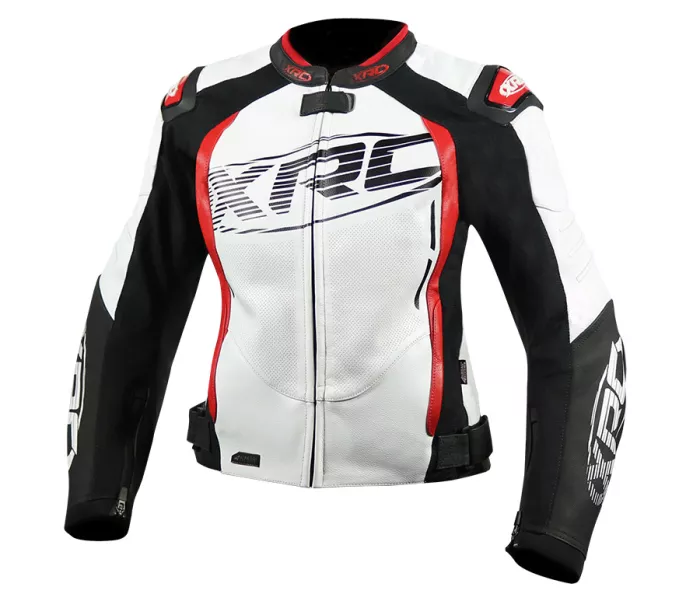 Dámská bunda na motorku XRC Haderg white/blk/red vel. 52
