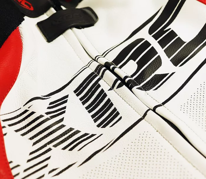 Dámská bunda na motorku XRC Haderg white/blk/red vel. 52