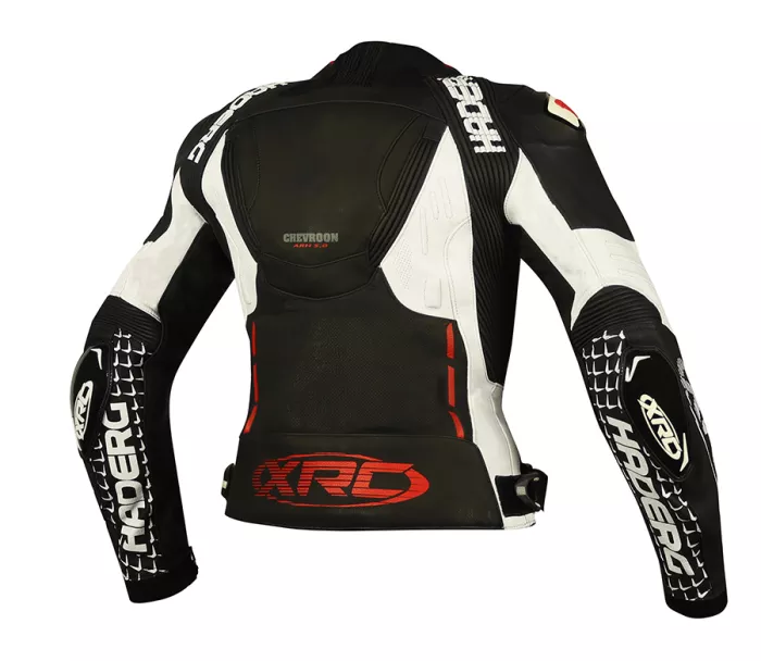 Dámská bunda na motorku XRC Haderg white/blk/red vel. 52
