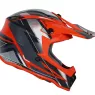 Detská helma na moto XRC MX Jasper Youth orange/grey