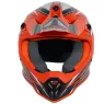 Detská helma na moto XRC MX Jasper Youth orange/grey