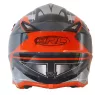 Detská helma na moto XRC MX Jasper Youth orange/grey