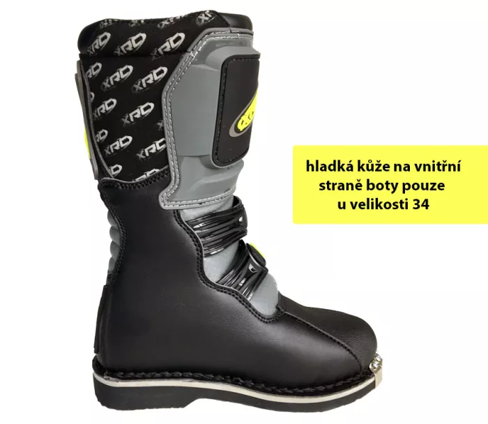 Detské motokrosové topánky XRC MX Move junior black